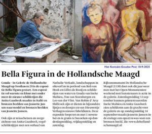 Expositie Bella Figura in Galerie de Hollandsche Maagd in het Kontakt-Goudse Post 10-9-2025