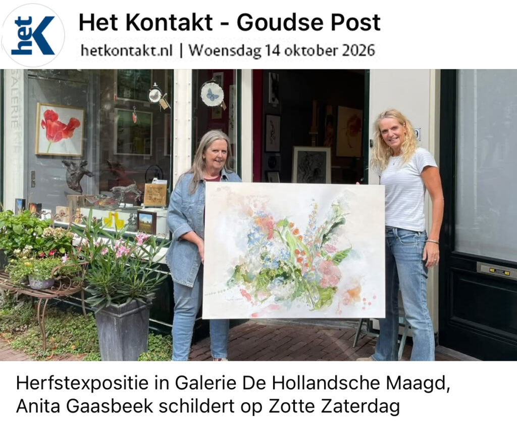 Herfstexpositie in De Hollandsche Maagd in het Kontakt-Goudse Post